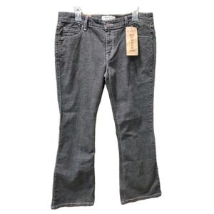 Levi's Signature jeans womens Junior 13 low rise bootcut Stretch black denim‎
